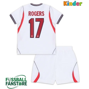 England Morgan Rogers #17 Replik Heimtrikot Kinder WM 2026 Kurzarm (+ Kurze Hosen)